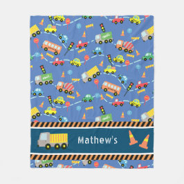 Transport Blue. Fleece Blanket