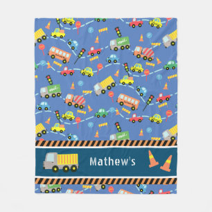 Transport Blue. Fleece Blanket