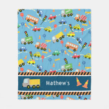 Transport Blue. Fleece Blanket