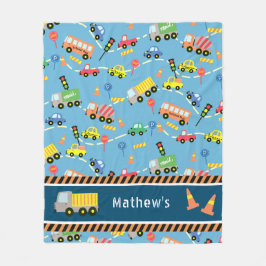 Transport Blue. Fleece Blanket