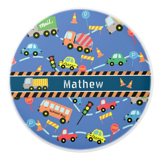 Transport Boys Blue Knopp (Framsidan)