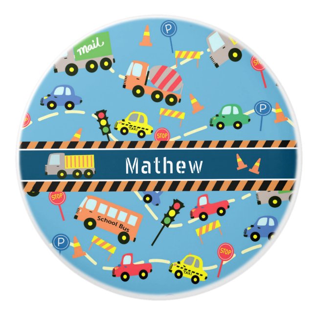 Transport Boys Blue Knopp (Framsidan)