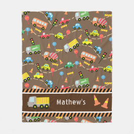 Transport Brown. Fleece Blanket
