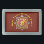 Transport Corps Bälte Buckle<br><div class="desc">Särskilt designad minnesstund för "Transport-kåren, aktiv tjänst eller veteran" som hedrar minnet av de fantastiska bedrifter som gjorts av våra Modiga Manar och kvinnor som har tjänstgjort på den ikoniska Transport-kåren! Unik designad gåva till vem som helst som tittar för detta av ett slag speciellt gåva för armén eller den...</div>