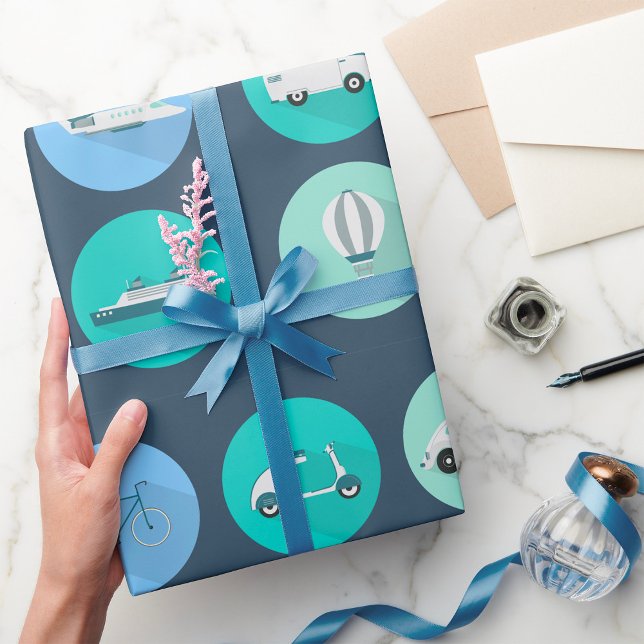 Transport-ikoner Presentpapper (Skapare uppladdad)