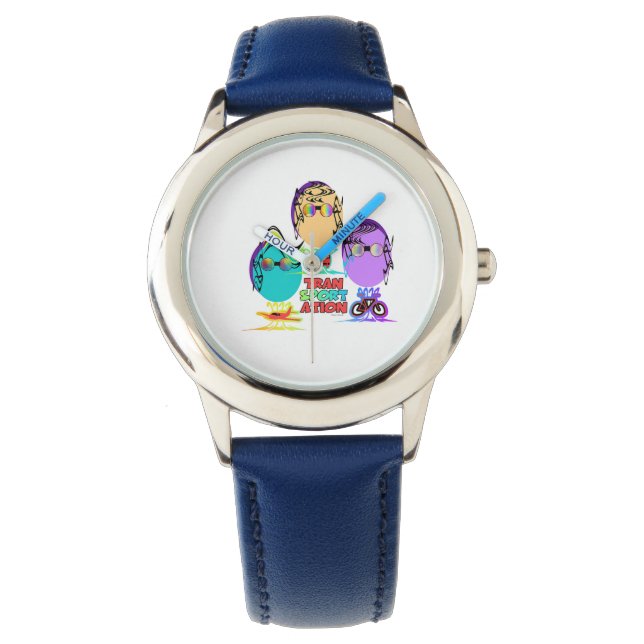 Transport Kids Wrist Watch Armbandsur (Framsida)