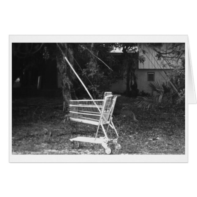 Transport Mitten i Nowhere Hälsningskort (Framsidan Horizontal)