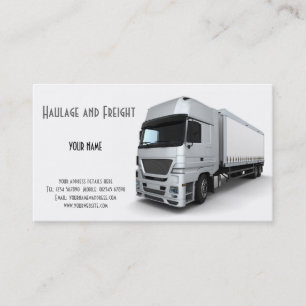 Transport- och fraktvisitkort visitkort