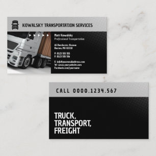 Transport och logistik   LASTBIL Visitkort