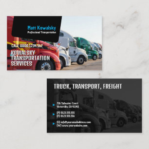 Transport och logistik   LASTBIL Visitkort