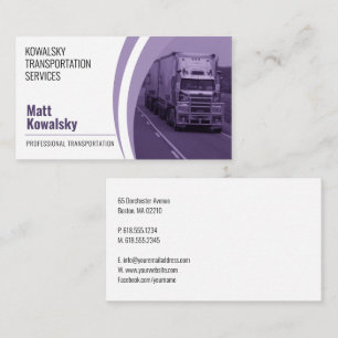 Transport och logistik   LASTBIL Visitkort
