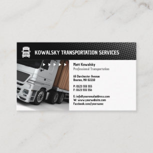 Transport och logistik LASTBIL Visitkort