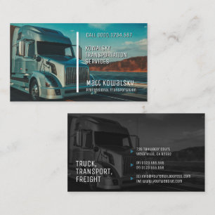 Transport och logistik   LASTBIL Visitkort