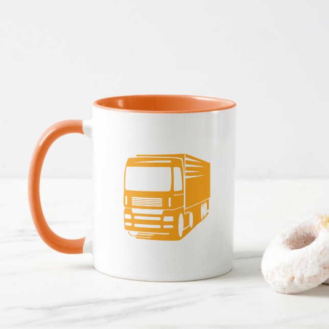 Transport och logistikmugg mugg (Med munk)