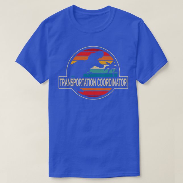 Transport samordnare Dinosaur T Shirt (Design framsida)