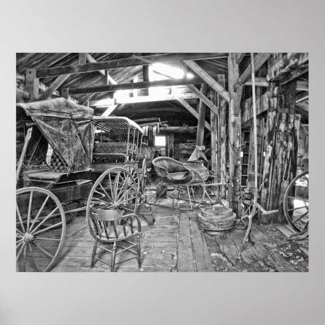 TRANSPORT, SLEIGH & WAGON SHOP POSTER (Framsidan)