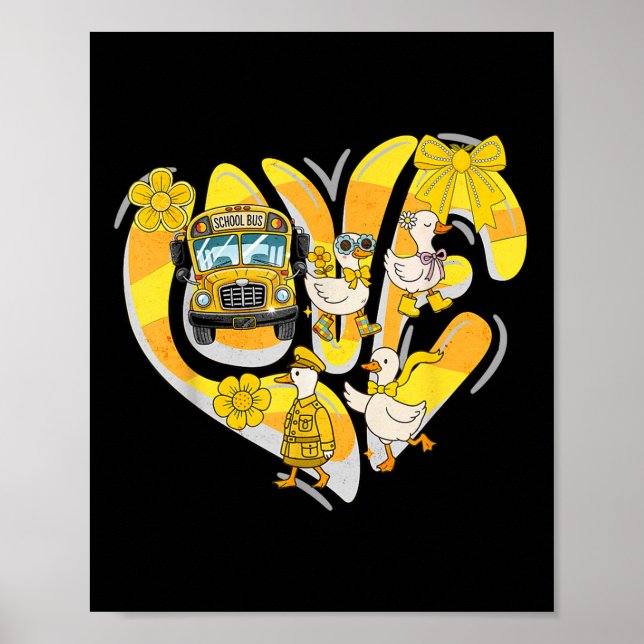Transport Squad Silly Goose Bussassistent Tillbaka Poster (Framsidan)