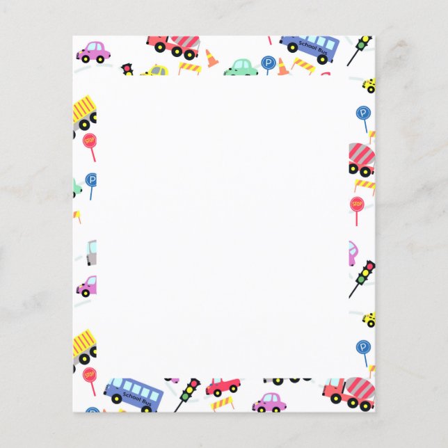 Transport White Stationery Papper (Framsida)