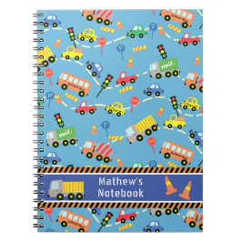 Transportation Blå.  Anteckningsbok