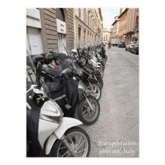 Transportation, Florens, Italien Fototryck