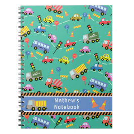 Transportation Teal.  Anteckningsbok