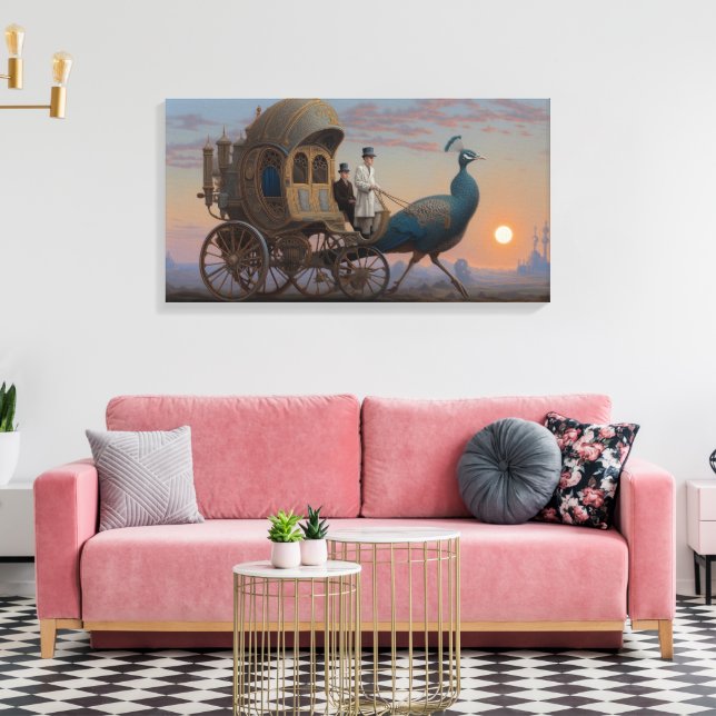 Transporten utanför bleken canvastryck (Insitu (Vardagsrum))