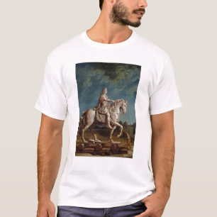 Transportering av den rid- statyn av Louis XIV Tröja