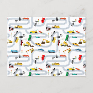 Transportfordon Bilar & Lastbilar Vägtrafik Vykort