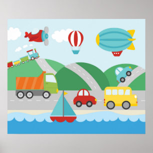 Transportområde Poster