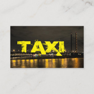 Transportör för förarhytten i taxi visitkort