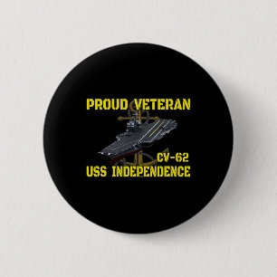 Transportör US Independence Cv-62 Veterans Day Far Knapp
