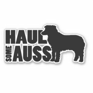 Transportsträcka någon Auss - en rolig Klistermärken