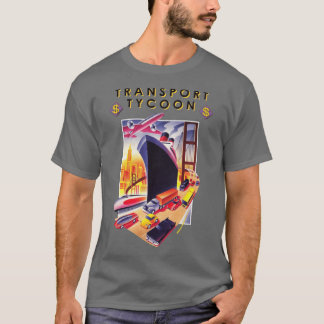 Transportycoon spelomslag vintage flicka pojke t shirt