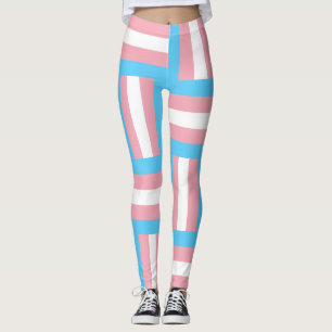 TransPride Flagga Inspired Leggings