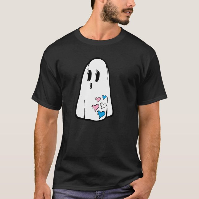 TransPride Ghost T Shirt (Framsida)