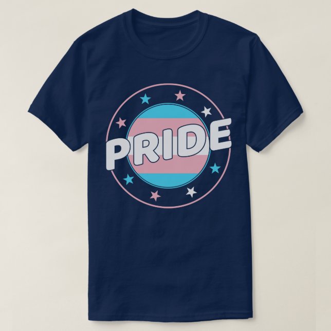 TransPride Transgender LGBT FTM MTF T Shirt (Design framsida)