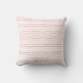 Transquil Dusty Rosa Organic Stripe Kudde