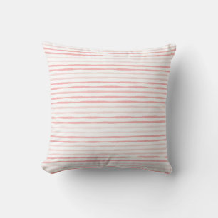 Transquil Dusty Rosa Organic Stripe Kudde
