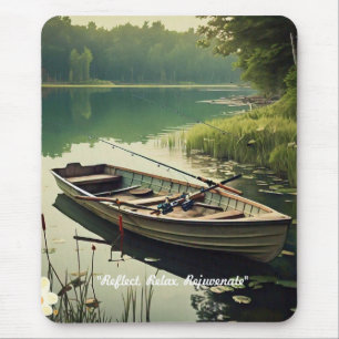 "Transquil Sjö Reflection" Musmatta