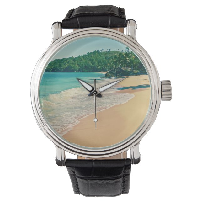 Transquil Tropical Island Beach Armbandsur (Framsida)