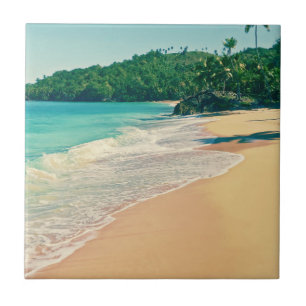 Transquil Tropical Island Beach Kakelplatta