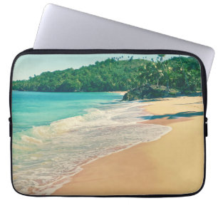 Transquil Tropical Island Beach Laptop Fodral