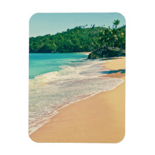 Transquil Tropical Island Beach Magnet