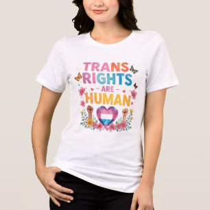 Transrättigheter Är Människorättigheter Design T Shirt