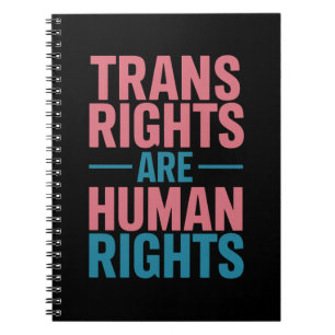 Transrättigheter Är Mänskliga Rättigheter Transper Anteckningsbok