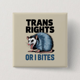Transrättigheter eller jag bits gay rolig lgbtq-pr knapp