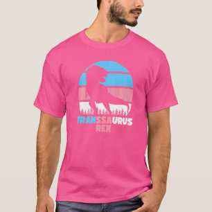 Transsaurus Rex Transgender Flagga for Trans Pride T Shirt