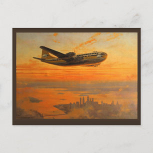Transseas Airlines Vykort