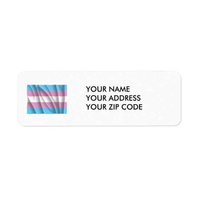 TRANSSEXUELL FLAGGA FLYGNING -.png Returadress Etikett (Framsidan)