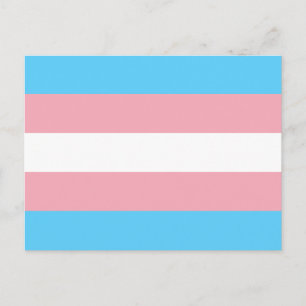 Transsexuella stoltheitsflagga Postkort Vykort